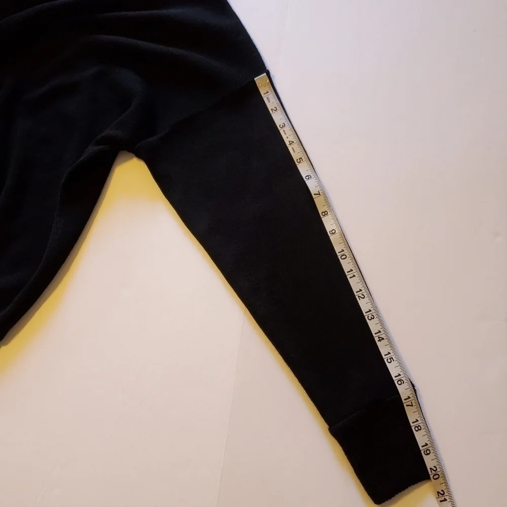 Nasty Gal Black Oversized Long Sleeve Sweater Sz 10
